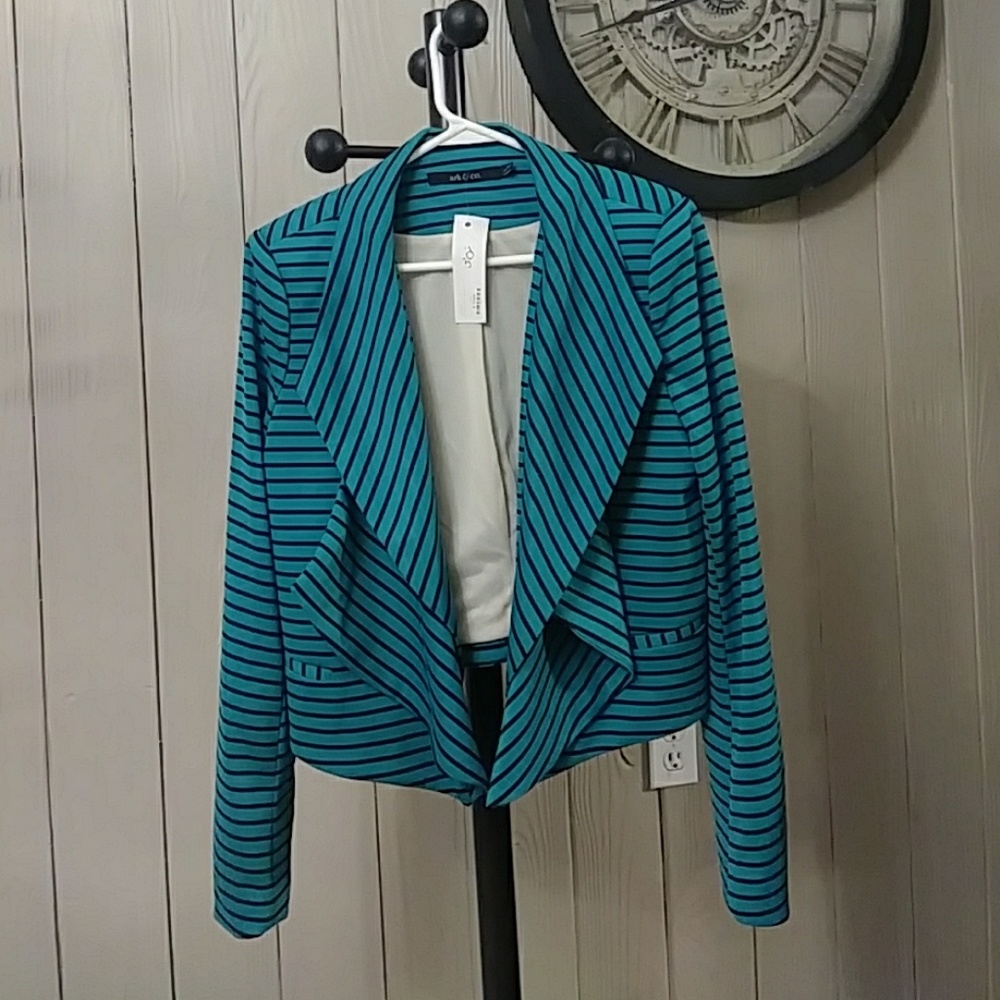 Arc & Co Striped Jade Jacket